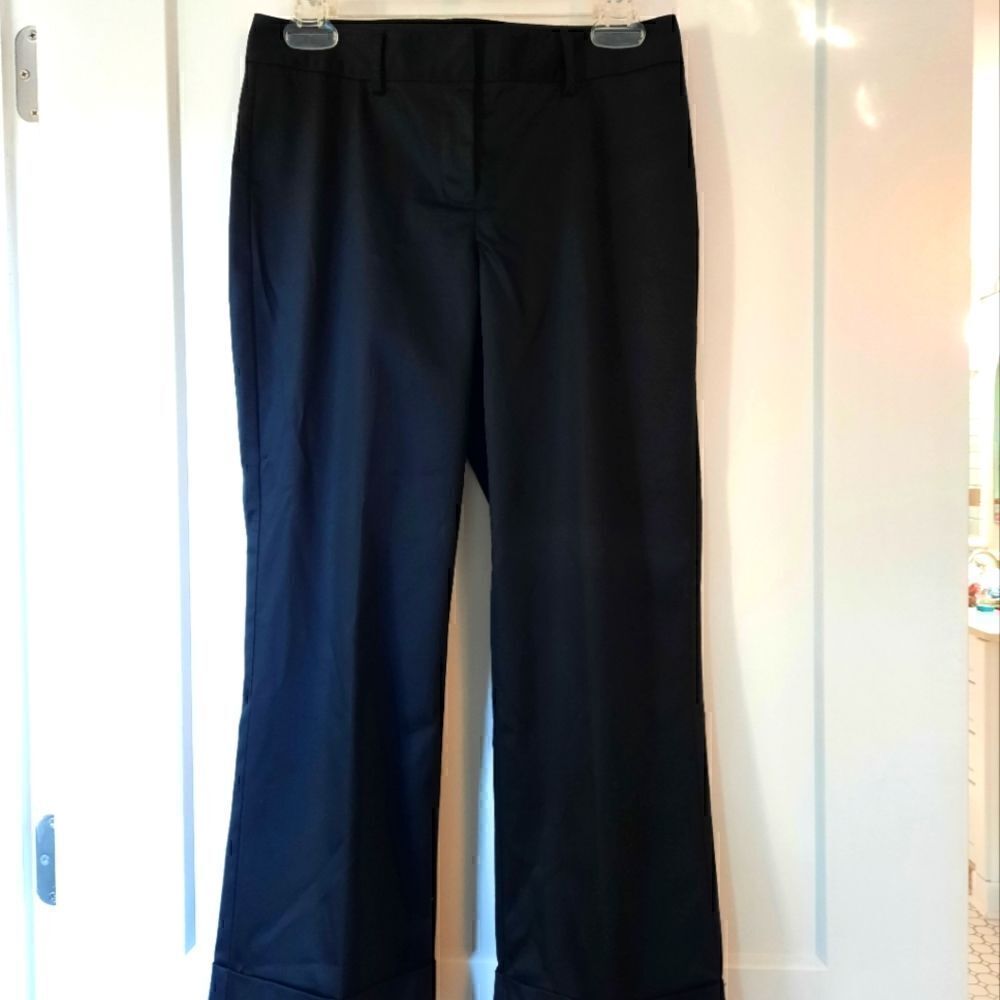 Limited Cropped Cuffed Black Pants